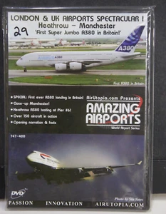 DVD London UK Heathrow Manchester by AirUtopia Amazing Airports NEW Sealed - Picture 1 of 2