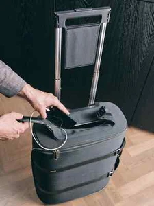 Vocier Zero Crease Grey CP38 Luggage Carryon Garment Bag with Dopp Kit - Picture 1 of 7