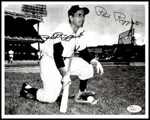 Phil Rizzuto Autographed 8x10 Vintage B/W Photo JSA Authentic - Picture 1 of 4