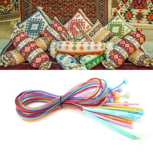 12 Pcs ABS Tunesische Afghanische Stricknadeln Häkelnadel Nadel Häkeln Teppich - Bild 1 von 12