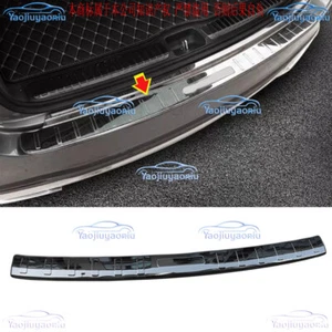 For 20-23 Benz GLS Black Stainless Rear Bumper Protector Cover Sill Guard 1PCS - Picture 1 of 5