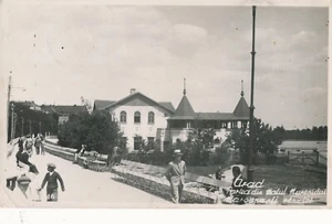 Rumänien 1936 ARAD Mures Flusspromenade Foto PC nach Ungarn - Bild 1 von 2