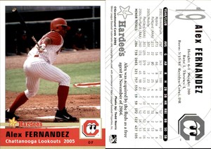 Alex Fernandez 2005 Grandstand Chattanooga Lookouts #NNO Card *AutographDen*