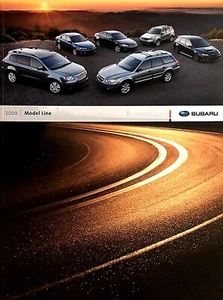 Subaru 2009 línea completa - folleto de 37 páginas - Forester Tribeca WRX Outback Impreza + Reedición - Imagen 1 de 1