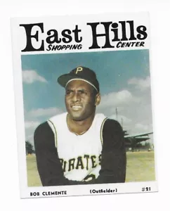 ROBERTO CLEMENTE PITTSBURGH PIRATES 1966 EAST HILLS SHOPPING CENTER REGIONAL CRD - Bild 1 von 2