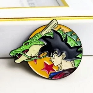 Pin's Pins Manga Dragon Ball Son Goku et Shenron Anime (Réf b) - Afbeelding 1 van 4