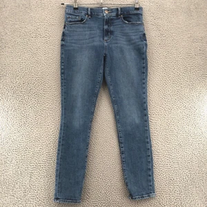 LOFT Jeans Womens 6 Blue Medium Wash Denim Skinny Leg Stretch Everyday Casual - Picture 1 of 12