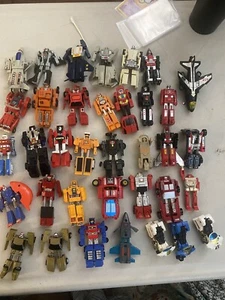 MASSIVE VINTAGE GOBOTS & OTHER BANDAI TONKA 3rd PARTY TRANSFORMERS LOOSE LOT - Picture 1 of 14