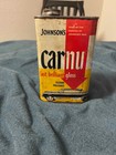Vintage Estate Find Johnson's CARNU Auto Polish Nice Tin!  80% Filled.