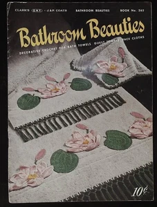 Libro de patrones de costura de ganchillo Coats & Clark's 1950 bellezas de baño 265 - Imagen 1 de 2