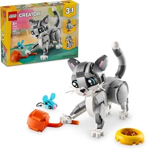 LEGO Creator Juego de accesorios de exhibición de pose para construir perro paloma juguetón gato - Imagen 1 de 8