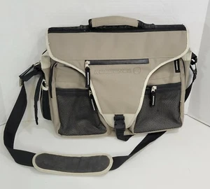 Rossignol Bag Laptop Soft Briefcase Work Gray Pockets Handle Strap - Picture 1 of 8