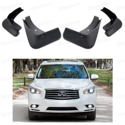 4 Mud Flaps Splash Guard Fender Car Mudguard for Infiniti JX35 2013-2016 14 15 - Imagem 1 de 4