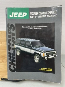 Chilton's Jeep  Wagoneer/Comanche/Cherokee Service Repair Manual 1984-91 8143 - Picture 1 of 5