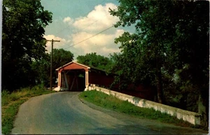 Postcard Wilmington Delaware Smith's Covered Bridge Vintage Unposted - Picture 1 of 2