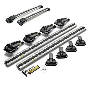 for PEUGEOT 207 2007-2012 KOMBI CROSS ROOF BARS CARRIER - Picture 1 of 9