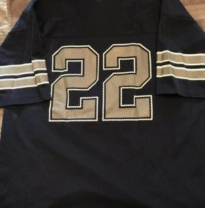 Logo 7 Sandknit Jersey XL 50/52 Dallas Cowboys Blue 22-only No Name Free Ship - Picture 1 of 5