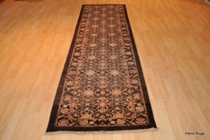 _Handgefertigt-Läufer_Teppich_3'x10' TOP QUALITÄT 10 Fuß Schokoladenbraun ROST MAHAGONI - Bild 1 von 12