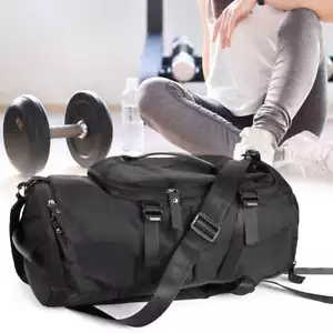Large Waterproof Duffel Backpack Roll-Top Heavy Duty Dry Duffle Bag for Boating - Picture 1 of 16