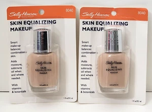 2 pk Sally Hansen Skin Equalizing Makeup 1.0 fl oz 8040 - 04 CREAMY NATURAL - Picture 1 of 2