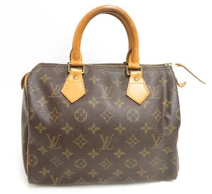 Authentic Louis Vuitton Monogram Speedy 25 Hand Bag #40436 - Picture 1 of 24