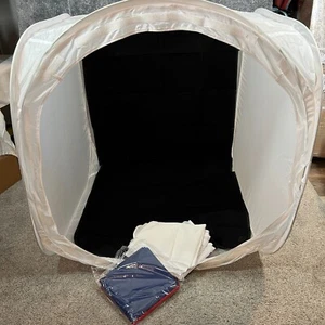 ESDDI Photo Studio Light Cube Tent 80cm 3 Colors Compactable Photography - Picture 1 of 10