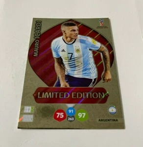 CARD PANINI ADRENALYN WORLD CUP RUSSIA 2018 LIMITED EDITION ARGENTINA ICARDI - Foto 1 di 2