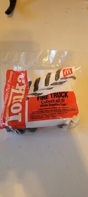 Vintage TONKA FIRE TRUCK 1992 McDonalds Happy Meal Metal Body NOS W16 - Image 1 of 2