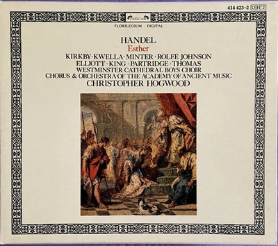 Handel: Esther - Christopher Hogwood 2 CD Box Set 1985 l'Oiseau-Lyre Free Ship! - Image 1 of 4