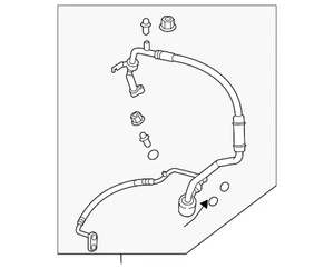 Genuine GM Air Conditioning Compressor Hose 23491005 - Picture 1 of 4