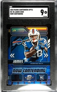 Panini Contenders Optic 2022 #NC-20 James Cook ahora contendiendo SGC 9 - Imagen 1 de 2