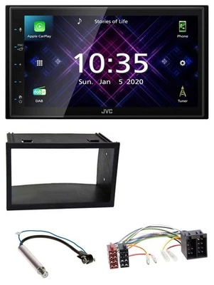 JVC DAB 2DIN MP3 Bluetooth USB Autoradio für Seat Ibiza (2002-2008) - Bild 1 von 4