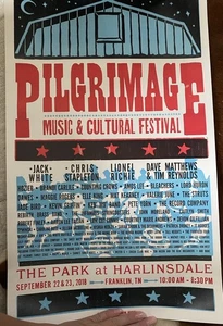 PILGERFAHRT MUSIK- UND KULTURFESTIVAL POSTER 2018 HATCH SHOW DRUCK Franklin TN - Bild 1 von 2
