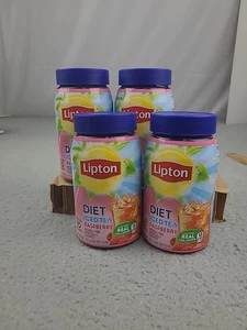 4x Mezcla de té helado Lipton Diet COLECCIONABLE, frambuesa descontinuada - Imagen 1 de 9