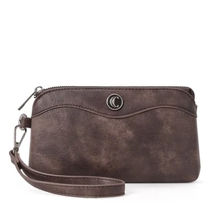 Wristlet Wallets for Women Travel Phone Handbag Leather Clutch Purses with Ca... - Picture 1 of 7