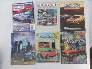 Lot Of 8 Mustang Books, 1965 -1973 Mustang Rec Guide Parts & Accessories Catalog - Picture 1 of 2