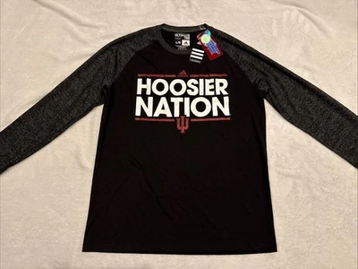 Adidas Men’s Indiana Hoosiers Football Long Sleeve Jersey Shirt Large L - Image 1 of 4