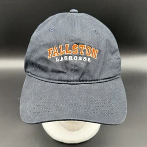 Fallston Lacrosse Mütze Kappe bestickt orange marineblau Riemen hinten verstellbar - Bild 1 von 7