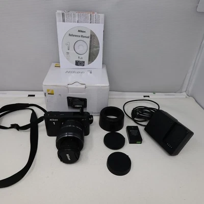 Nikon 1 J1 10MP Camera 30-110mm Boxed Faulty Low Light Sensor Issue - Image 1 of 4