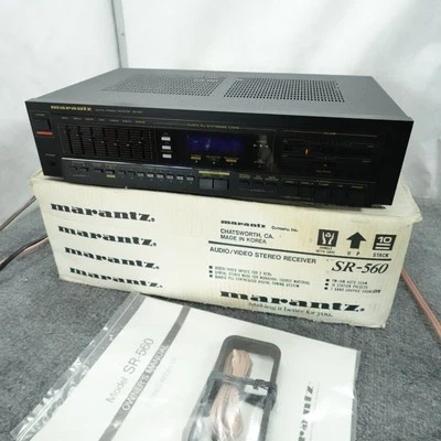 Marantz SR-560 AV Stereo Receiver FM AM Radio Quartz Synthesized Tuning Tested - Image 1 of 4