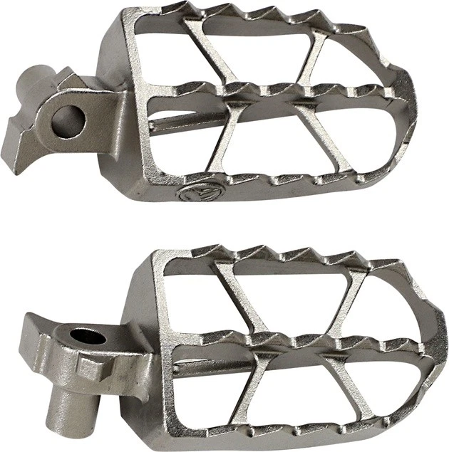Moose ND Series Footpegs Silver fits Gas Gas EC/XC Yamaha WR/YZ/YZF - Image 1 of 1