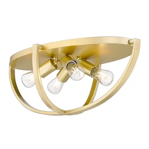 Golden Lighting 3167-FM24 Colson 23"W Flush Mount Ceiling Fixture - Olympic Gold - Picture 1 of 12