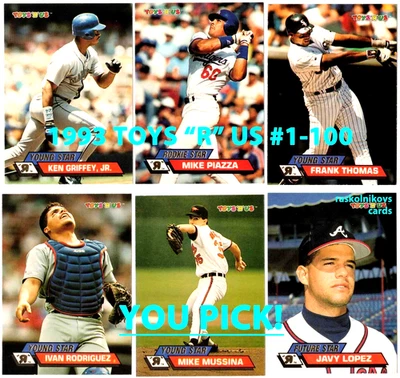 1993 TOPPS Toys "R" Us #1-100 Complete Your Set $2 or 2 Card Minimum YOU PICK! - Image 1 of 2