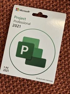 Microsoft Project Professional 2021 1 PC New retail lifetime genuine - Picture 1 of 4
