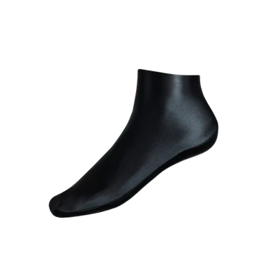 Mujeres Brillante Satén Yoga Tubo Corto Calcetines Sin Costuras Deportes Transpirables Calcetines Cortos Foto 1 de 4