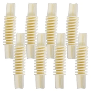 Conector de barra de cortina de plástico con bisagras para codo de esquina de 8 piezas - Imagen 1 de 12