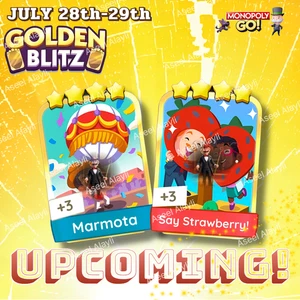 Pre Oder MONOPOLY GO Gold Blitz Events 5 ⭐ Camp Besties & 5 ⭐ Rickety Rockers - Picture 1 of 1