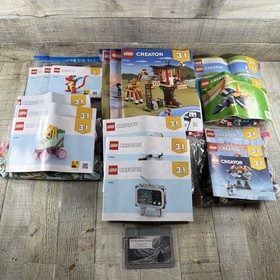 Lego Lot Of 3 On 1 Creator Sets.  31004,31112,31116 Plus Mini Display From 31129