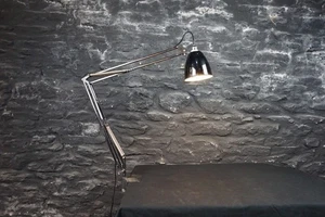 Vintage Herbert Terry 1208 1209 Clamp Desk Lamp ~ Anglepoise ~ George Carwardine - Picture 1 of 10