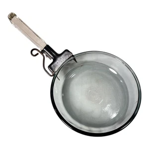 Vintage Pyrex Flameware blau Glas 7" Pfanne Bratpfanne mit abnehmbarem Griff 817-B - Bild 1 von 7